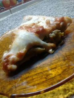 Una foto de Pizza rellena de vegetales