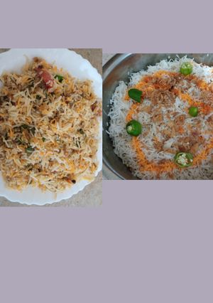 A picture of Beef qeema biryani.
