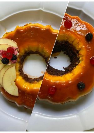 صورة لوصفة كيكة قدرة قادر باسهل طريقه 🍰
