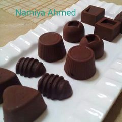 A picture of Homemade Delicious Chocolates 🍫🍫 #CookpadRamadan #RamadanSpeci.