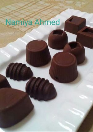 A picture of Homemade Delicious Chocolates 🍫🍫 #CookpadRamadan #RamadanSpeci.