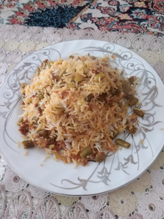عکسی از دستور لوبیاپلو