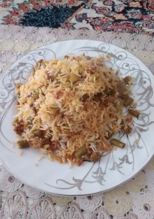 عکسی از دستور لوبیاپلو
