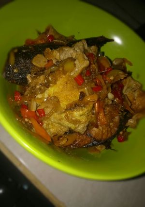 Foto resep Tumis ikan telur pedas manis