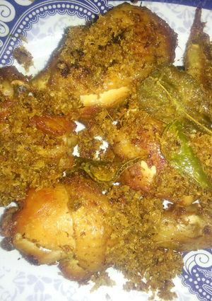 Foto resep Ayam goreng serundeng