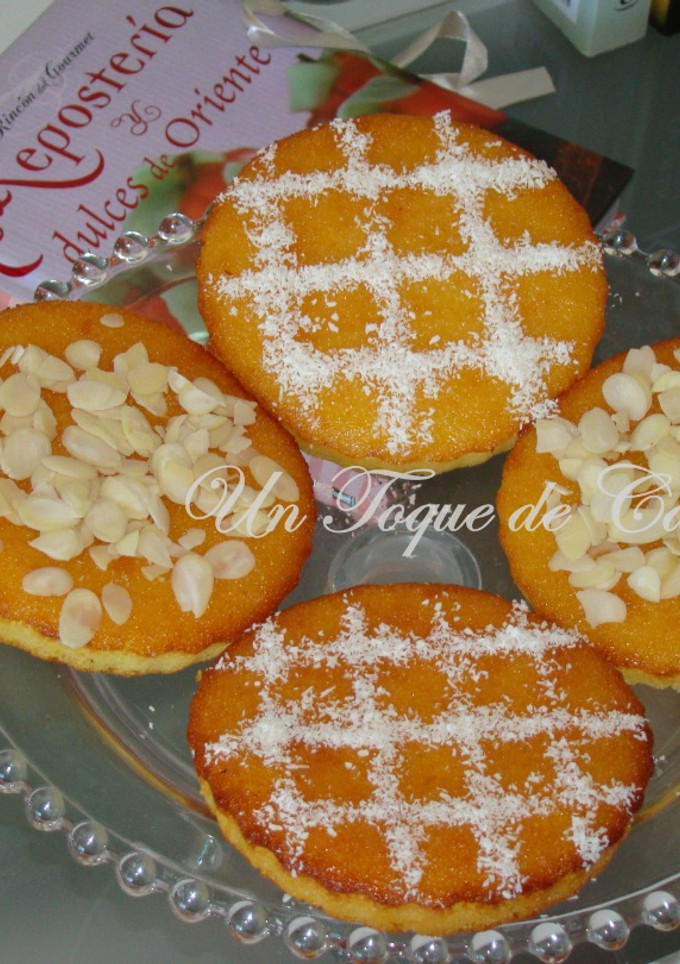 Una foto de Basbousa بسبوسة postre marroquí