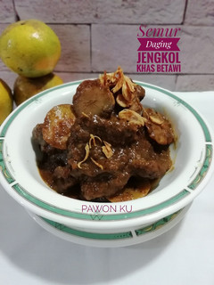 Foto resep 585.Semur Daging & Jengkol Khas Betawi