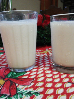 Una foto de Batido de bananas o guineos