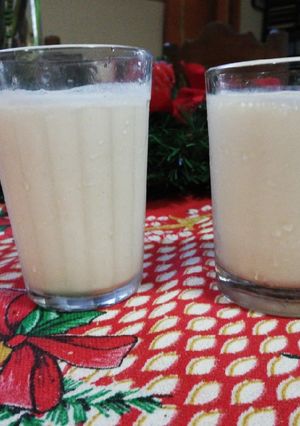 Una foto de Batido de bananas o guineos