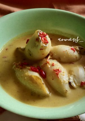 Foto resep Gulai cumi isi tahu telur