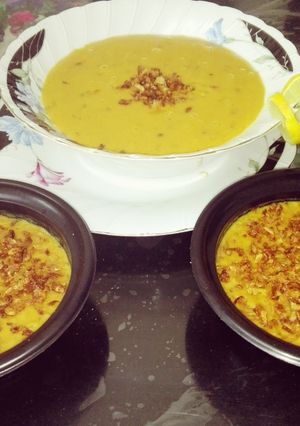 صورة لوصفة شوربة عدس