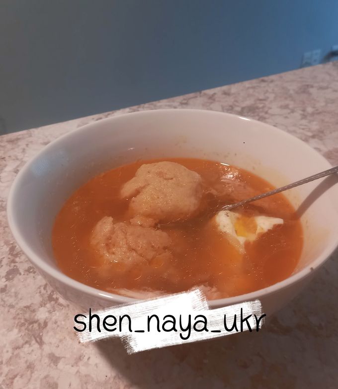 Фото Matzoball soup 🍲🇮🇱.