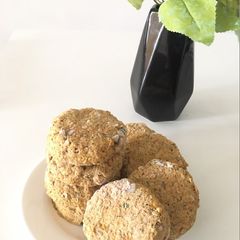A picture of Lentil and Mushroom Burger.
