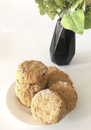 A picture of Lentil and Mushroom Burger.