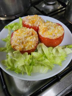 Una foto de Tomates rellenos