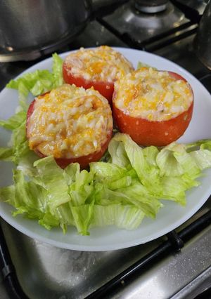 Una foto de Tomates rellenos