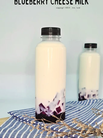 Cara Mudah Membikin Resep Blueberry Cheese Milk (ide jualan) yang Bikin Ngiler Anti Ribet, Sempurna