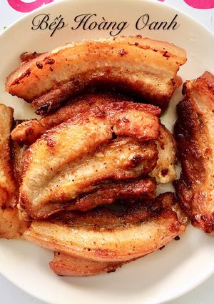Hình của món Thịt Ba Rọi Chiên.