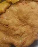 Filete de pechugas de pollo empanadas