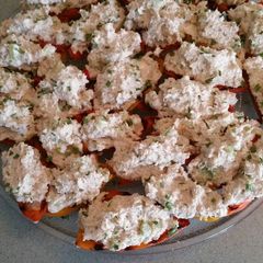 A picture of Crab-Stuffed Grilled Bell Peppers.