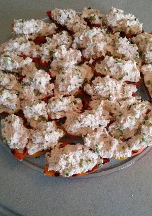A picture of Crab-Stuffed Grilled Bell Peppers.