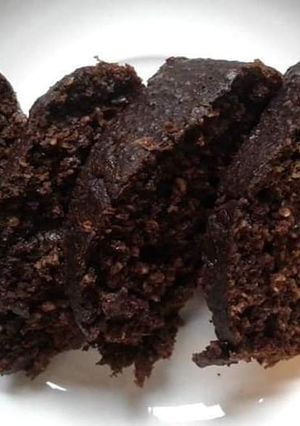 Una foto de Budín de avena, chocolate y algarroba