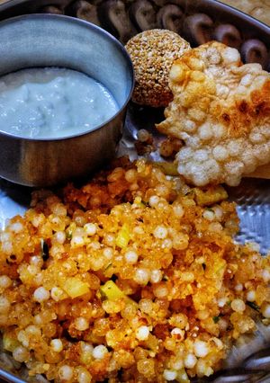 A picture of Sago khichadi.