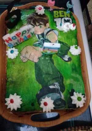 صورة لوصفة كيكة عيد ميلاد 💞💝