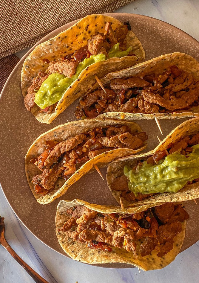 Una foto de Tacos de carne