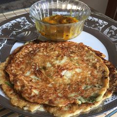 A picture of Mixed daal cheela.