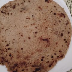 A picture of Cheeni wala paratha.