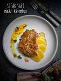 Steak daging sapi madu ketumbar