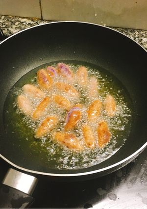 Hình của món Bánh khoai mỡ chiên giòn.