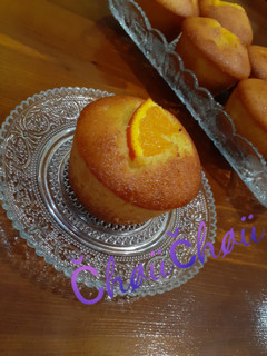 صورة لوصفة بسبوسة فردية بالبرتقال 🍊💜