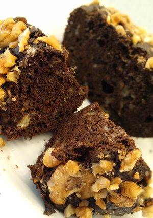 Una foto de Budín de choco sin tacc