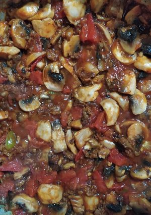 عکسی از دستور غذای قارچ و گوشت خوشمززززه 😋😋
