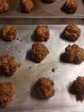 Cheesy Sausage Biscuit Balls GF