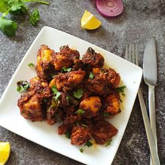 A picture of Chicken Ghee Roast |Spicy Chicken Roast.