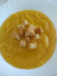 Una foto de Crema de calabaza