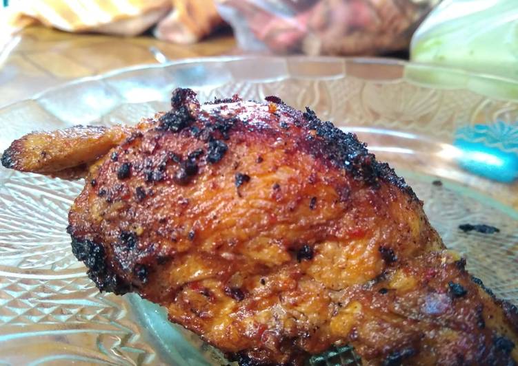 Ayam Bakar bumbu rujak (tanpa santan)