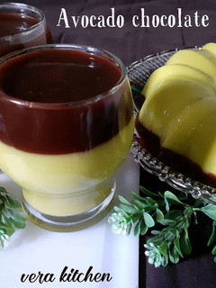 Foto resep Avocado cokelat puding