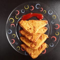 Bread pakora A picture of Bread pakora.