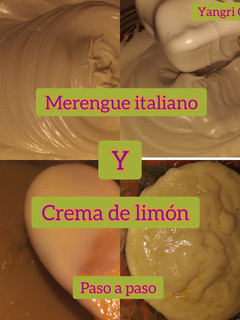 Una foto de Merengue italiano y crema de limón🍋 paso a paso