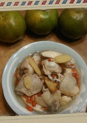 麻油杏鮑菇雞湯 的食譜成品照片
