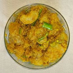 A picture of Instant amla mirch Achar.
