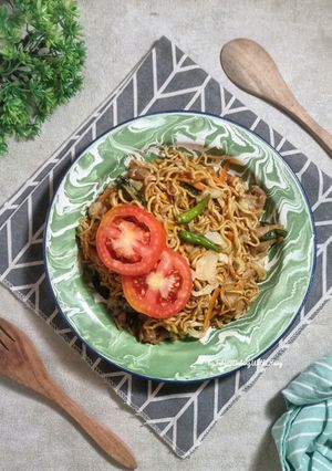 Foto resep Mie Goreng Kulit Ayam