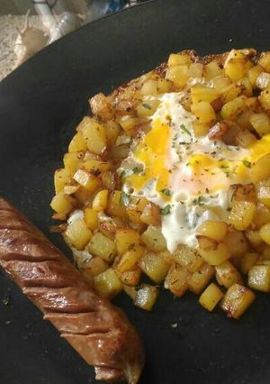 Foto resep Potato Hashbrown n Egg 😍