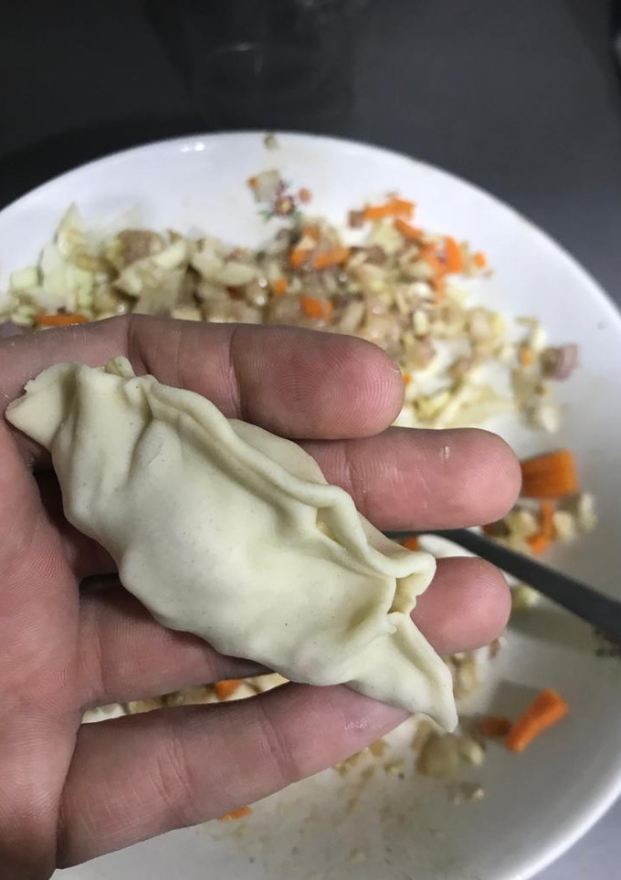 Una foto de Masa para gyozas o dumplings