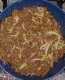 Guiso de carne con repollo (ideal para tostadas o taquitos) 🌮