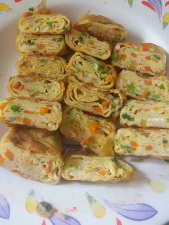 Langkah Mudah untuk Membikin Resep Telur gulung korea yang Uenak Anti Ribet, Sempurna